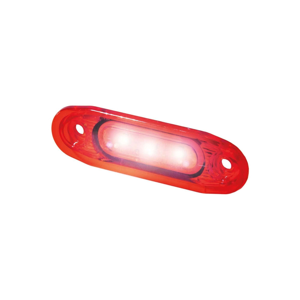 Strands Positionslicht Sld Rot LED, 79X26Mm, 5 m Kabel