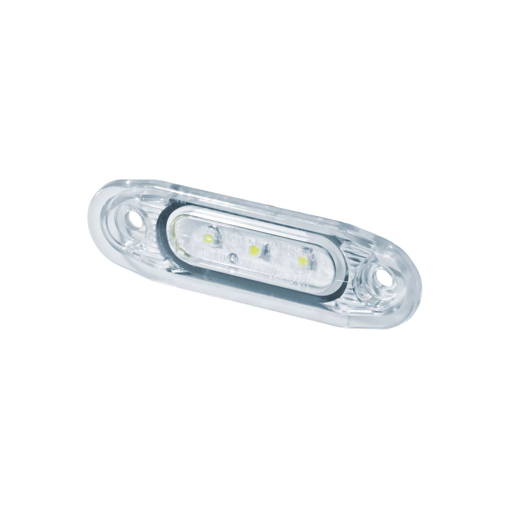 Strands Positionslicht Sld Weiß LED, weißes Glas, 79X26Mm, 5 m Kabel