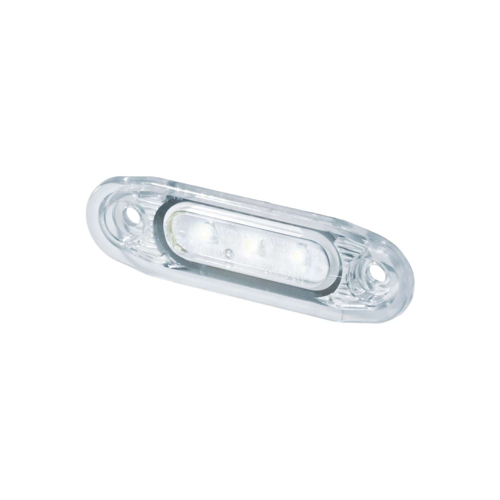 Strands Positionslicht Sld Weiß LED, weißes Glas, 79X26Mm, 5 m Kabel