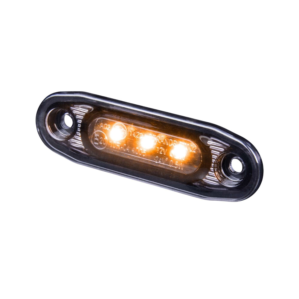 Strands Dark Knight Ultra Slim Seitenmarkierungslicht Orange LED