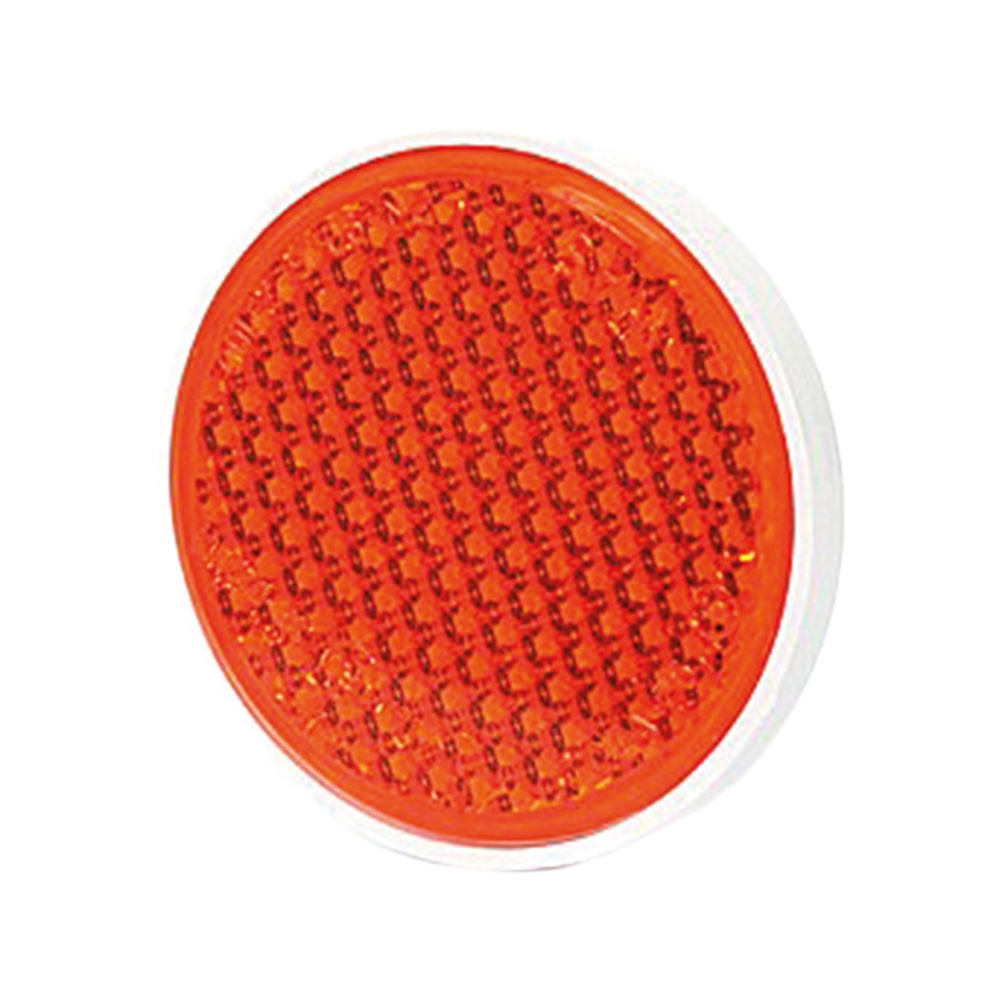 Strands orangefarbener Reflektor rund
