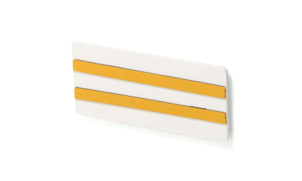 Strands Reflektor orange 105X51Mm selbstklebend 4er-Pack, mit doppelseitigem Klebeband.