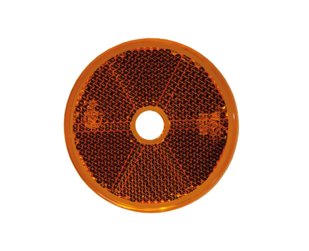 Strands Orangefarbener Reflektor rund