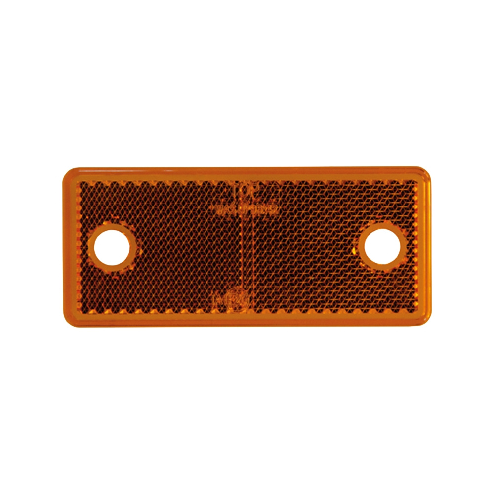 Strands Orangefarbener Reflektor rechteckig