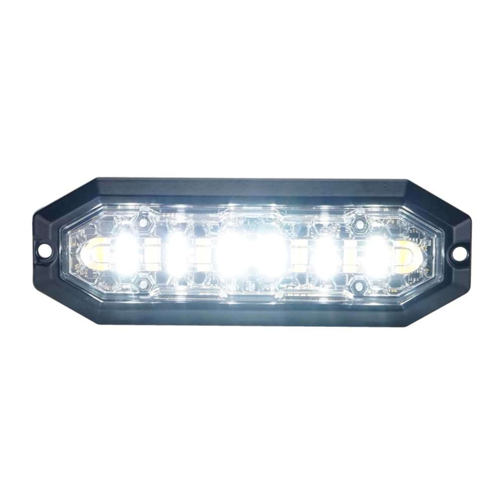 Strands Duo gerichtetes Blitzlicht weiß/orange 12 LED