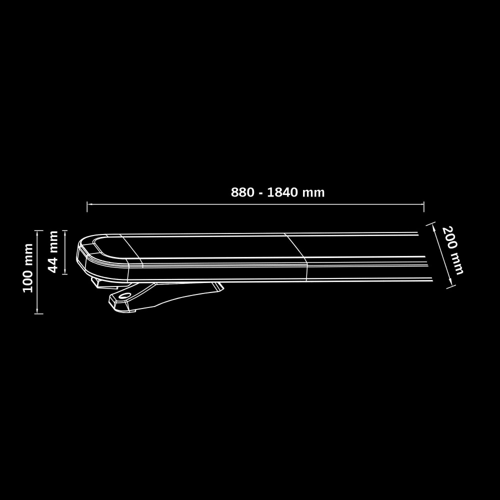 Strands Big Energy XL Warnleiste 1200 mm