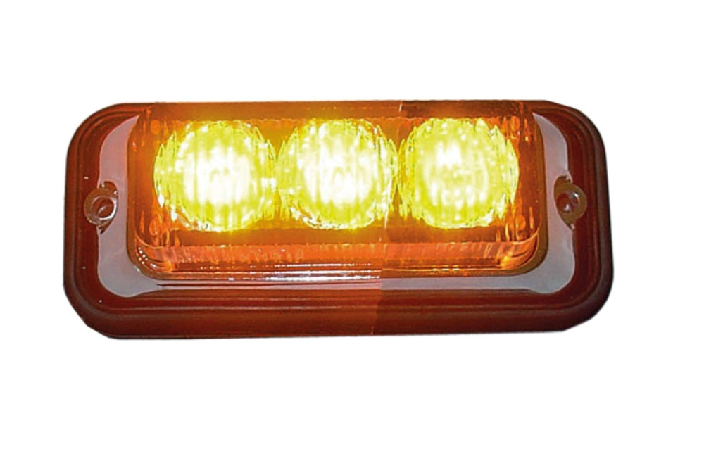 Strands gerichtetes Blitzlicht orange 3 LED