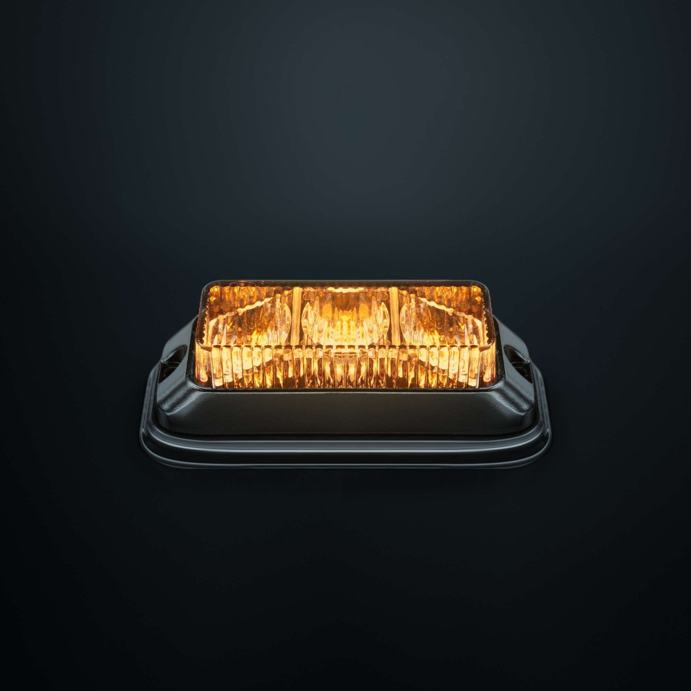 Strands gerichtetes Blitzlicht orange 3 LED