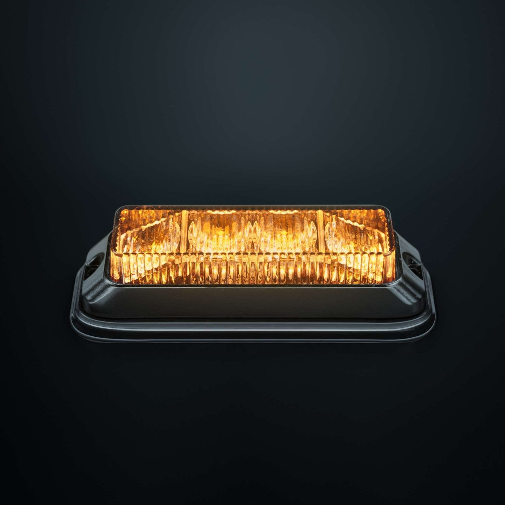 Strands gerichtetes Blitzlicht orange 4 LED