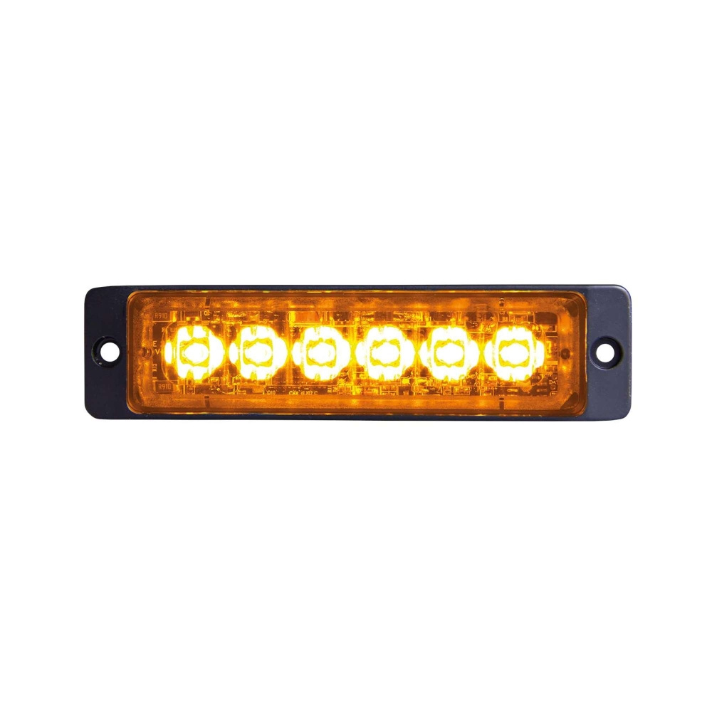 Strands gerichtetes Blitzlicht orange 6 LED