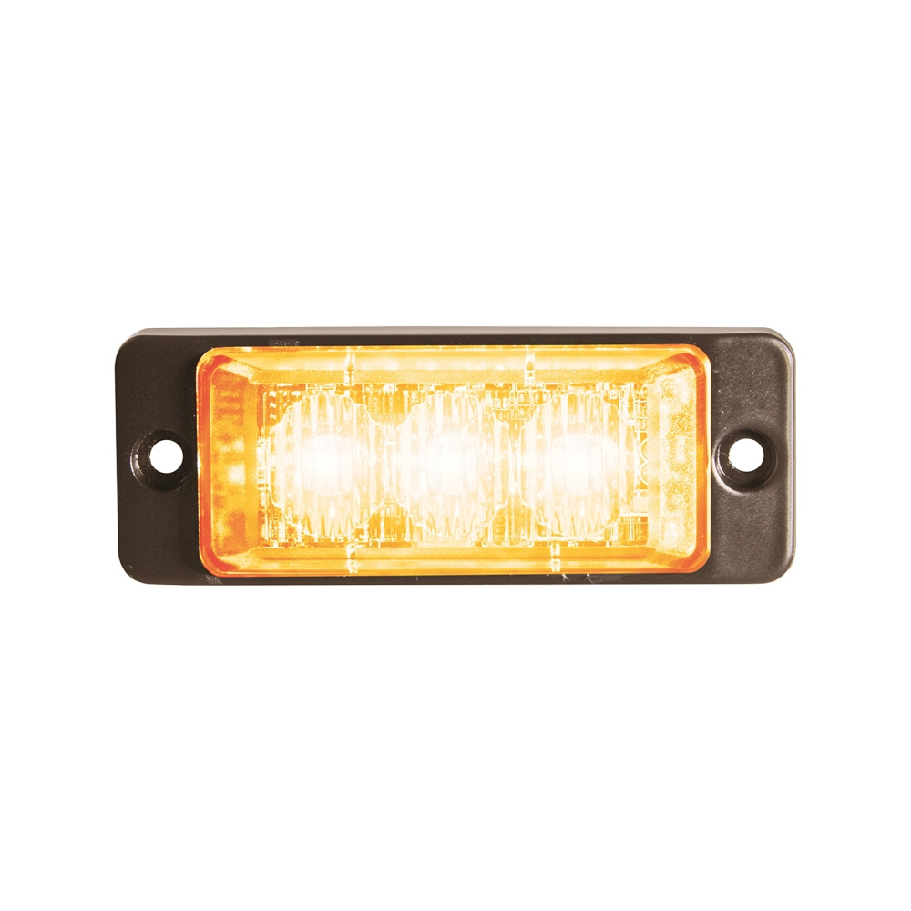 Strands Slim gerichtetes Blitzlicht orange 3 LED, ADR-zugelassen