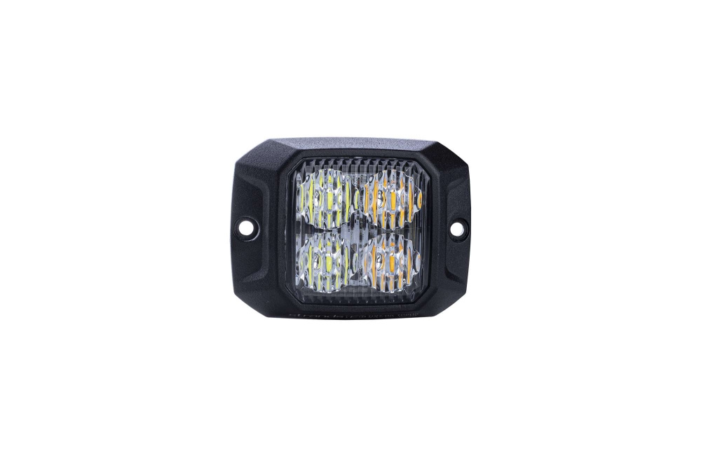 Strands Duo gerichtetes Blitzlicht orange/weiß 4 LED