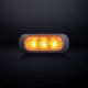 Strands Dark Knight gerichtetes Blitzlicht orange 3 LED klare Linse Strands Dark Knight gerichtetes Blitzlicht orange 3 LED klare Linse