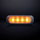 Strands Dark Knight gerichtetes Blitzlicht orange 4 LED dunkel getönte Linse Strands Dark Knight gerichtetes Blitzlicht orange 4 LED dunkel getönte Linse