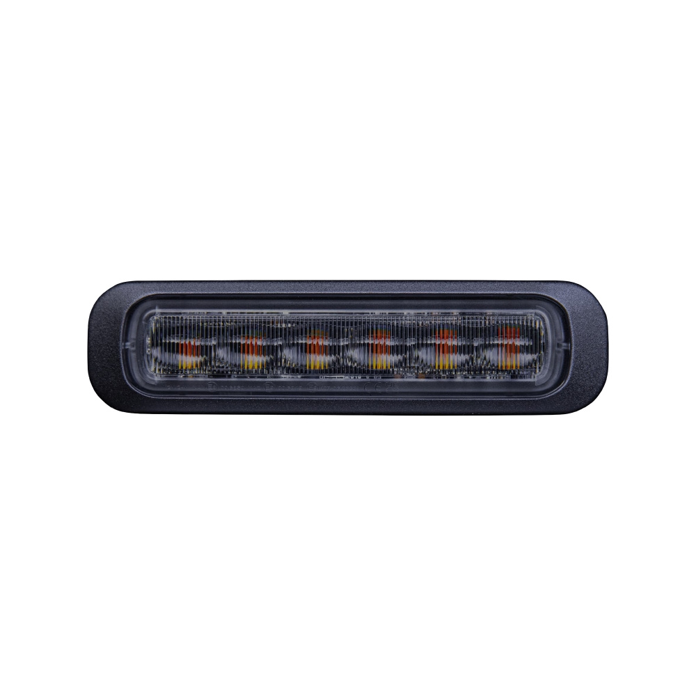 Strands Dark Knight Warnleuchte, bernsteinfarben, 6 LED, 4 m Kabel