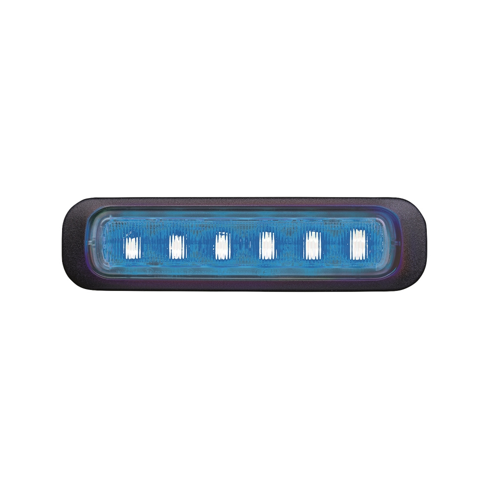Strands Dark Knight gerichtetes Blitzlicht blau 6 LED
