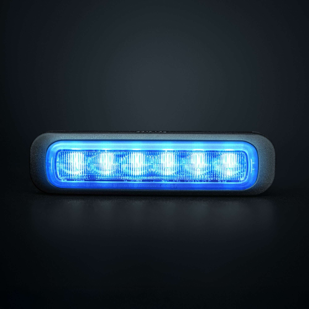 Strands Dark Knight gerichtetes Blitzlicht blau 6 LED