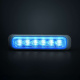 Strands Dark Knight gerichtetes Blitzlicht blau 6 LED Strands Dark Knight gerichtetes Blitzlicht blau 6 LED