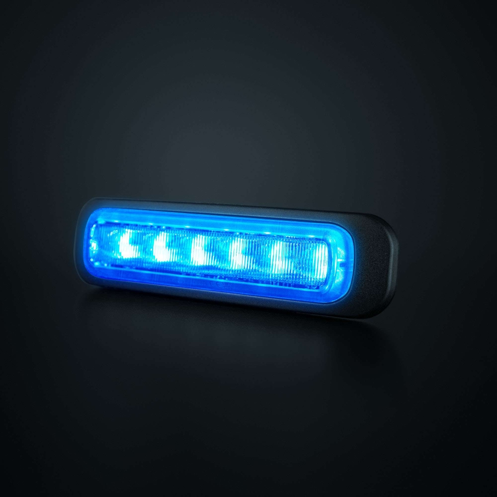 Strands Dark Knight gerichtetes Blitzlicht blau 6 LED