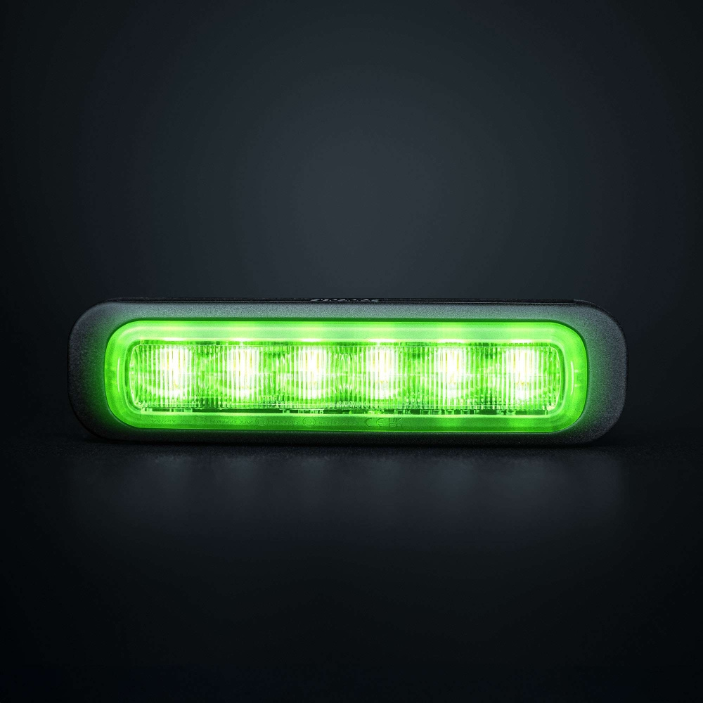 Strands Dark Knight gerichtetes Blitzlicht grün 6 LED