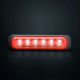 Strands Dark Knight gerichtetes Blitzlicht rot 6 LED Strands Dark Knight gerichtetes Blitzlicht rot 6 LED