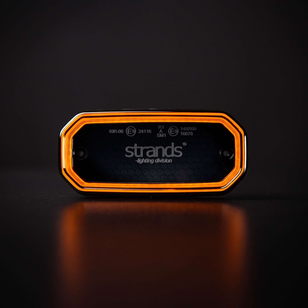 Strands For9T Scale orange Seitenmarkierungsleuchte