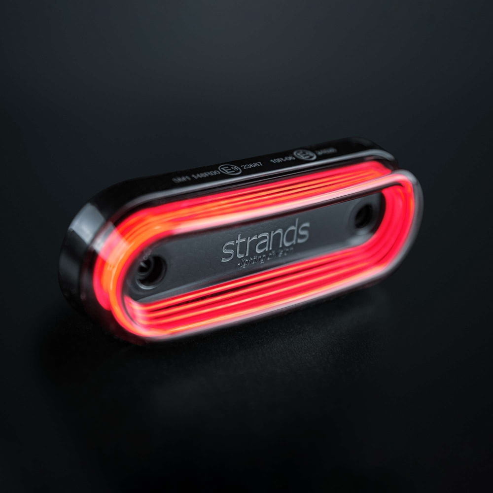 Strands FOR9T Gravity Positionslicht, rot, 10-40V, 2,5 m Kabel