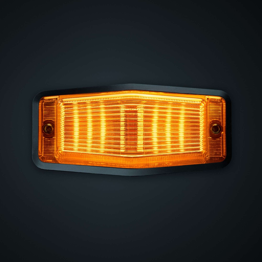 Strands IZE LED Double Burner, bernsteinfarbene Linse