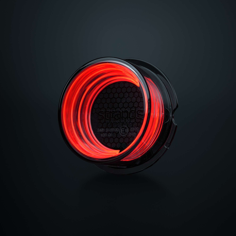 Strands FOR9T Geo Positionslicht, rot, 2,5 m Kabel
