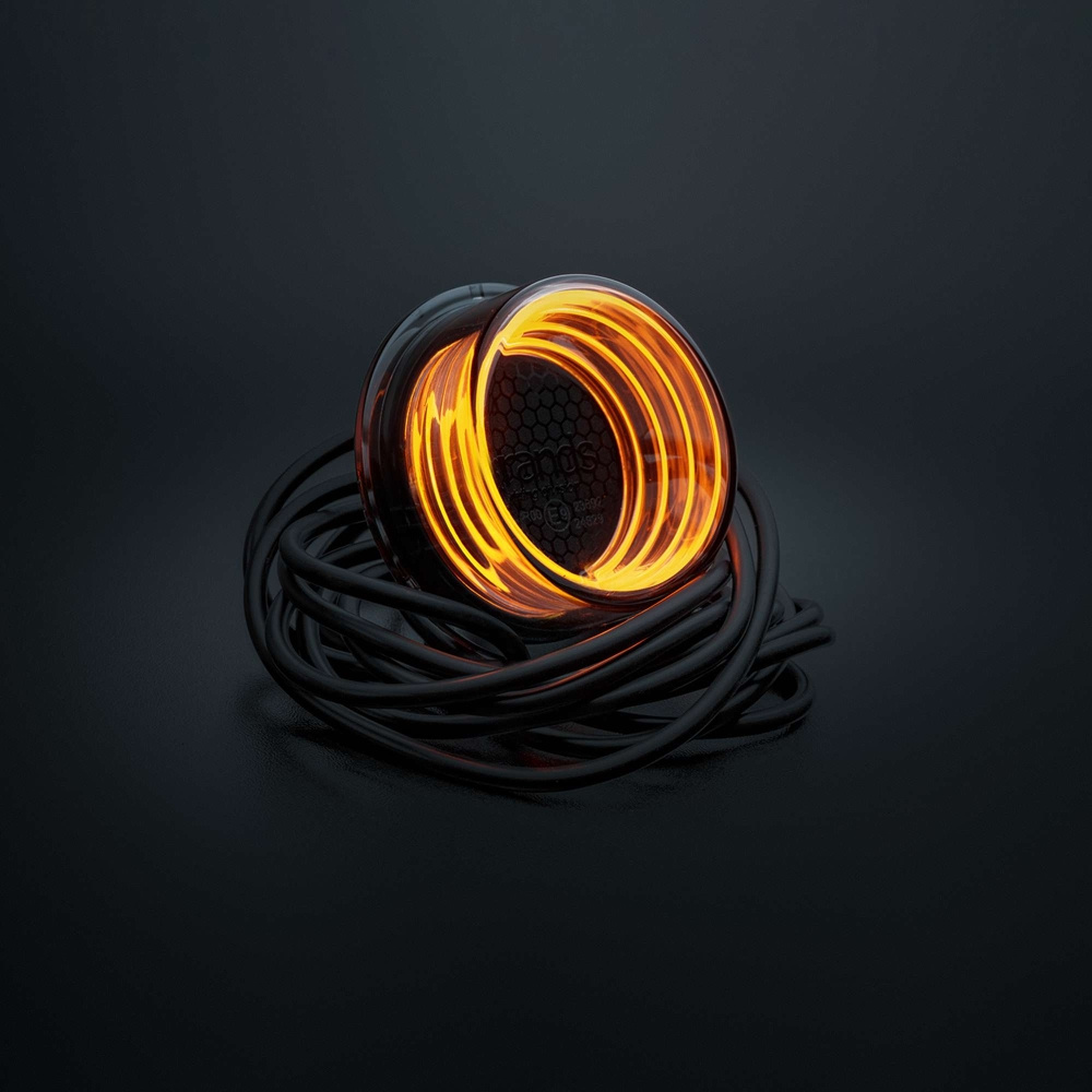 Strands FOR9T Geo Seitenmarkierungslicht, amber, 2,5 m Kabel