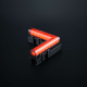 Strands Freedom Dark Line rotes Eck-Positionslicht Strands Freedom Dark Line rotes Eck-Positionslicht