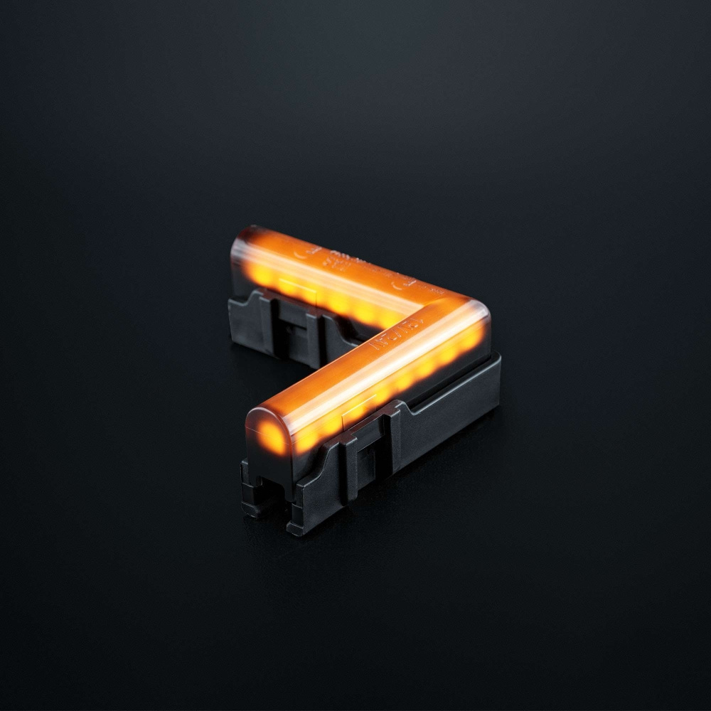 Strands Freedom Dark Line orange Eck-Seitenmarkierungslicht