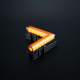 Strands Freedom Dark Line orange Eck-Seitenmarkierungslicht Strands Freedom Dark Line orange Eck-Seitenmarkierungslicht