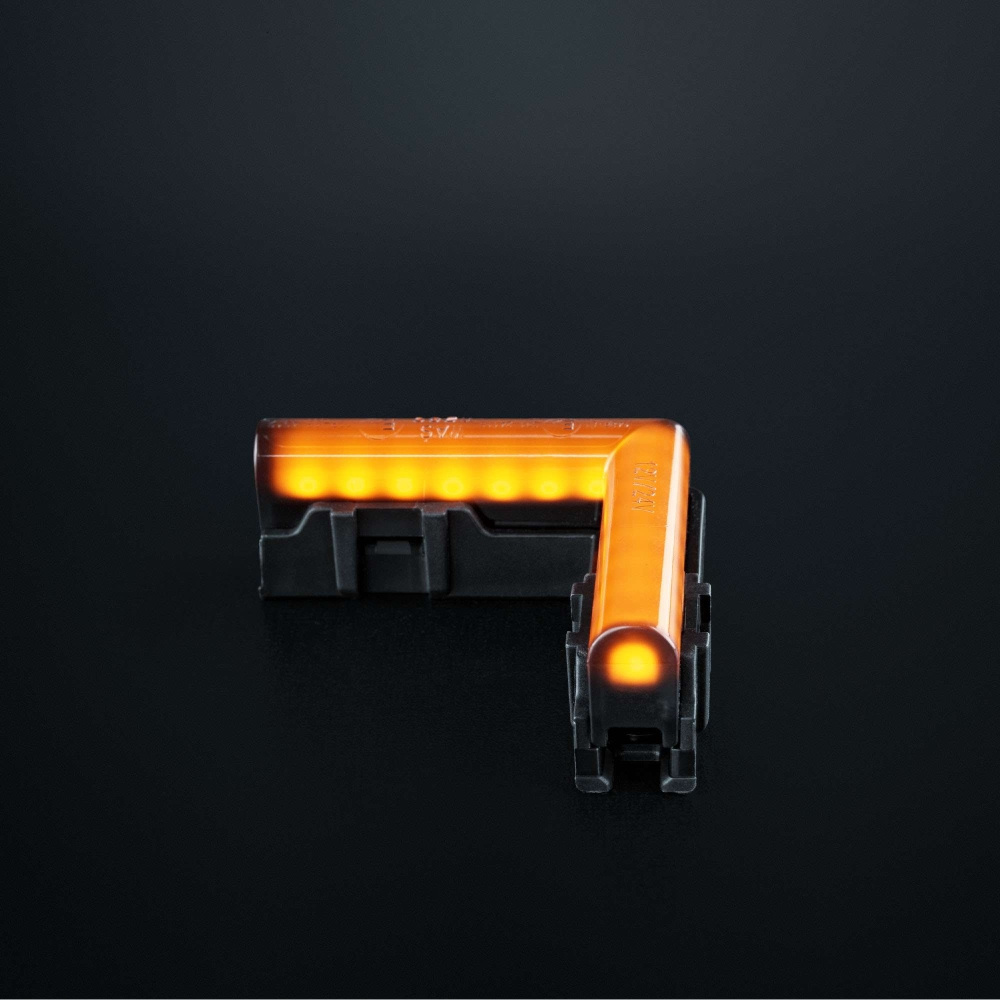 Strands Freedom Dark Line orange Eck-Seitenmarkierungslicht