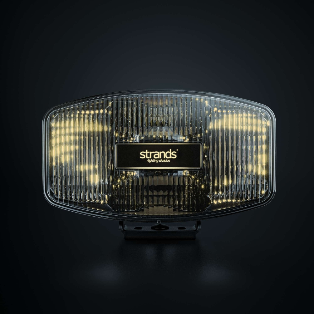 Strands IZE LED OG Driving Light, oval, warmweiß/amber Positionslicht
