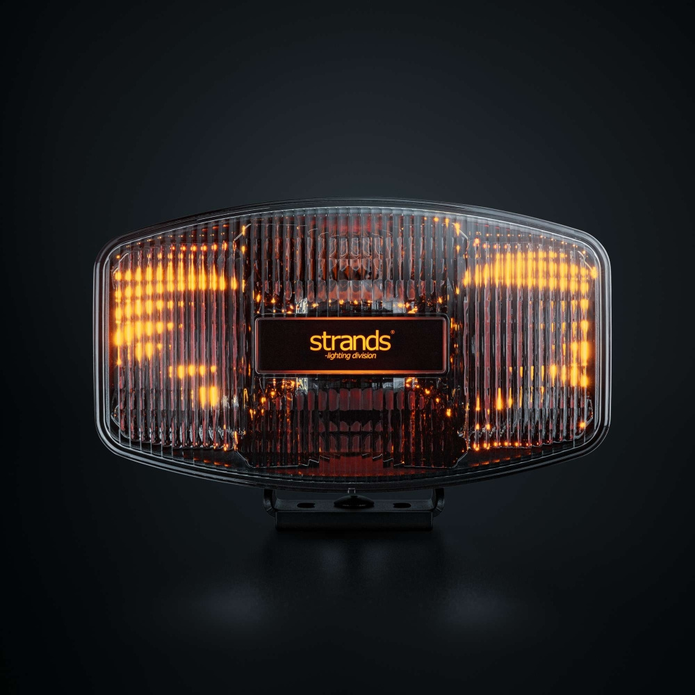 Strands IZE LED OG Driving Light, oval, warmweiß/amber Positionslicht