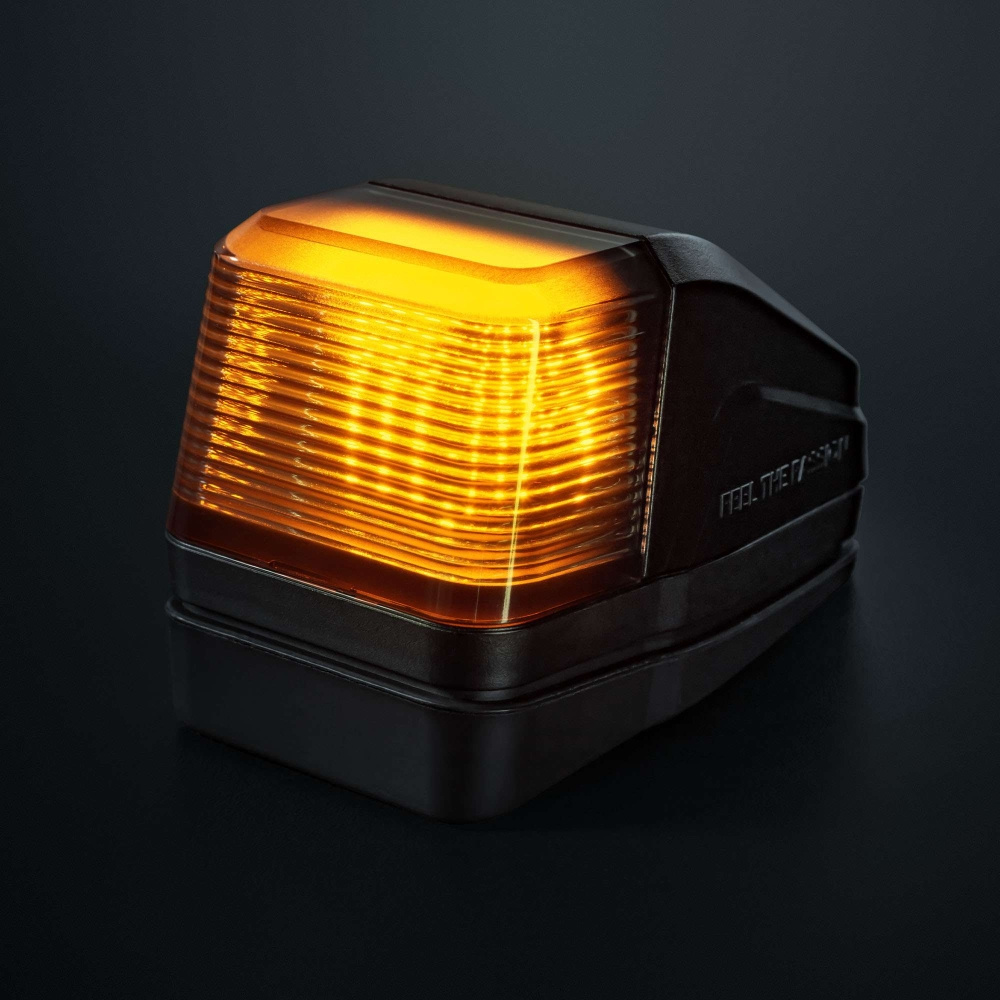 Strands IZE LED-Dachlampe, weiß/amber, Warnlicht, dunkle Linse