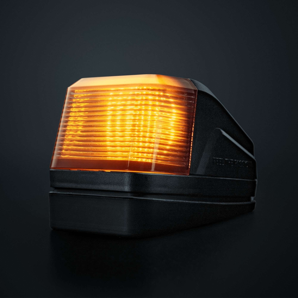 Strands IZE LED-Dachlampe, weiß/amber, Warnlicht, dunkle Linse