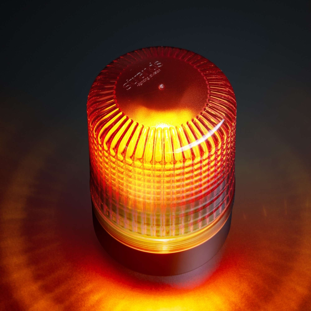 Strands IZE LED Lighthouse, Bernstein-Glas, Aufbaumontage