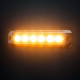 Strands Dark Knight SM6 Warnlicht, 6 LED, gerichtet, dunkle Linse Strands Dark Knight SM6 Warnlicht, 6 LED, gerichtet, dunkle Linse