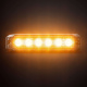 Strands Dark Knight SM6 Warnlicht, 6 LED, gerichtet, dunkle Linse Strands Dark Knight SM6 Warnlicht, 6 LED, gerichtet, dunkle Linse