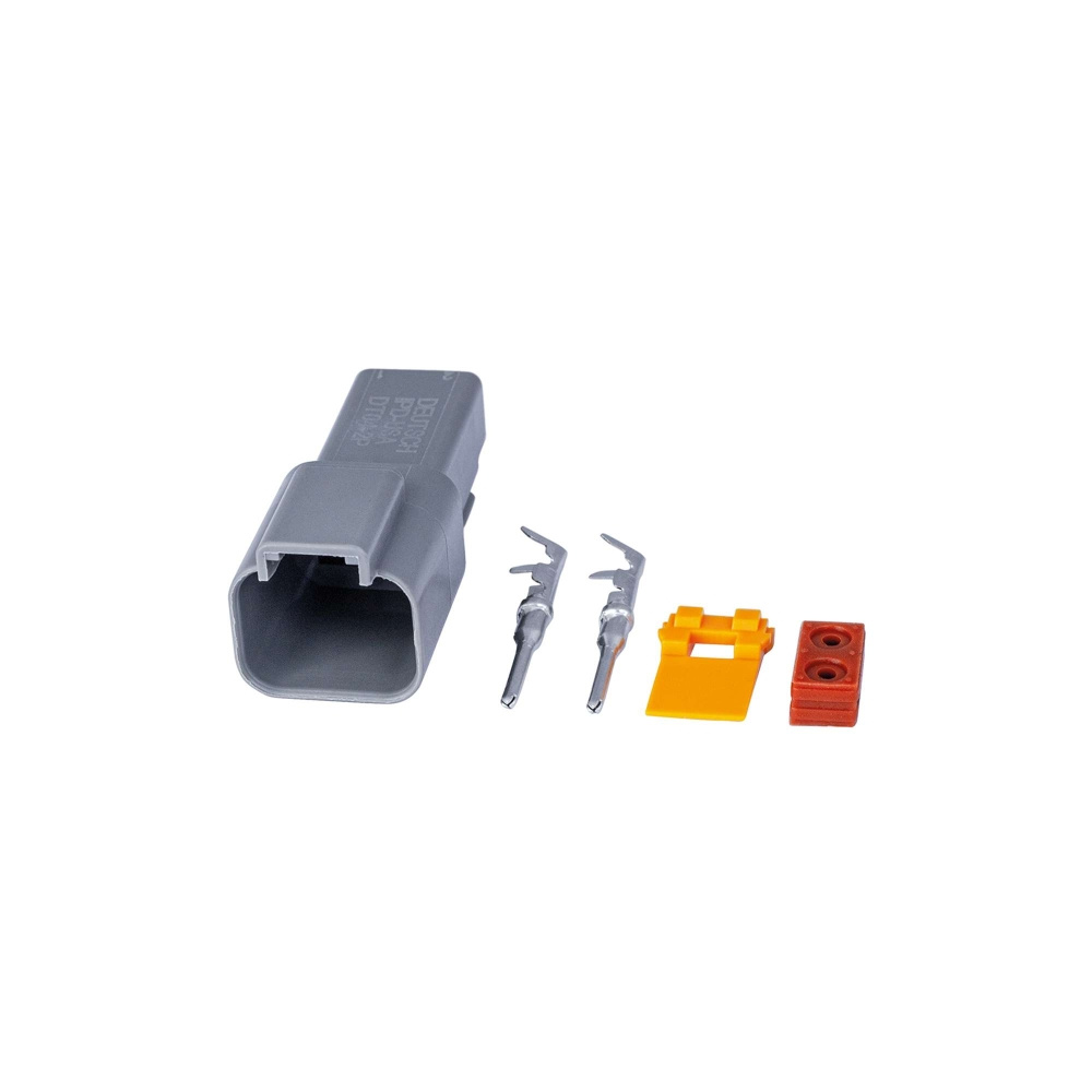 Strands DT-Stecker, unmontiert, männlich, lose Teile ohne Kabel.