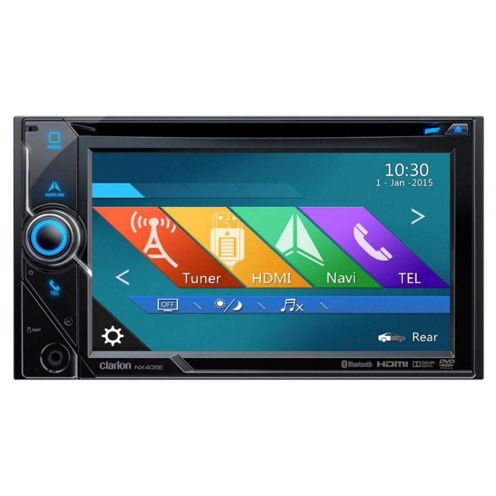 Clarion NX405E, 2-DIN-Autoradio mit GPS-Navigation und 6