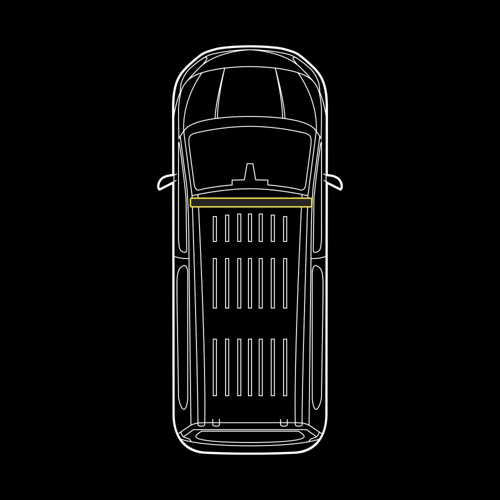 Strands frontmontiert Cruise Light, Ford Transit 2014-