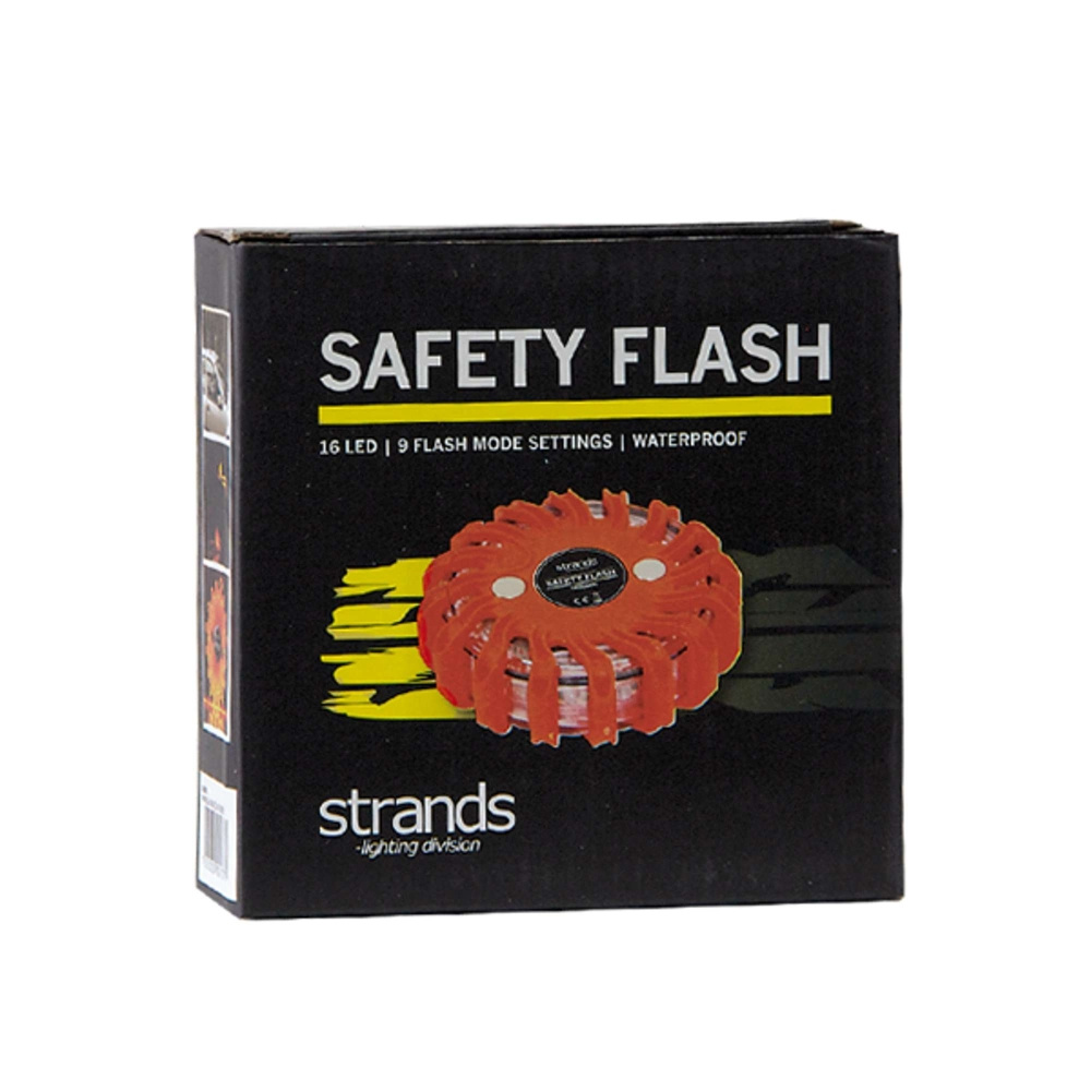 Strands Warn-/Richtblitzlicht Pucken orange LED, 100H Batterielaufzeit