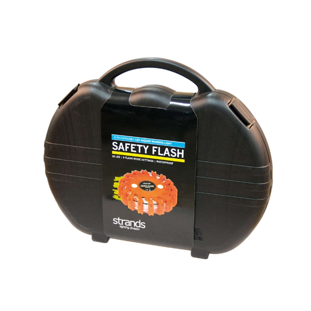 Strands Warn-/Richtblitzlicht Pucken orange LED, 6er-Pack