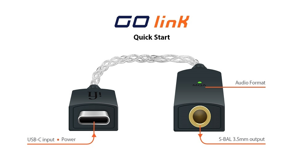 iFi Audio GO Link, kompakter Hi-Res-Kopfhörerverstärker