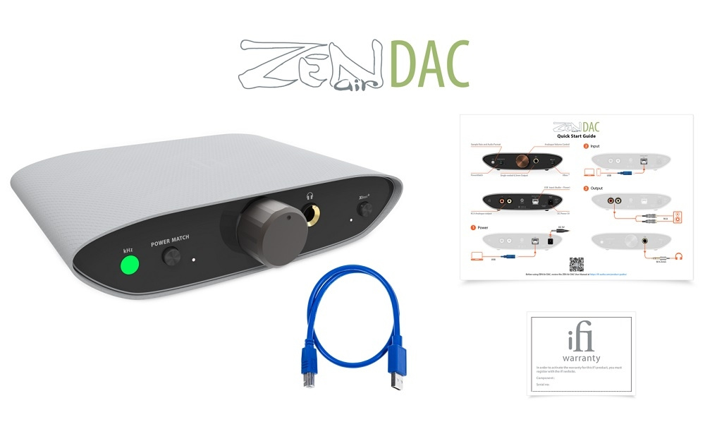 iFi Audio Zen Air DAC Black Edition, mit MQA-Unterstützung & Kopfhöreranschluss