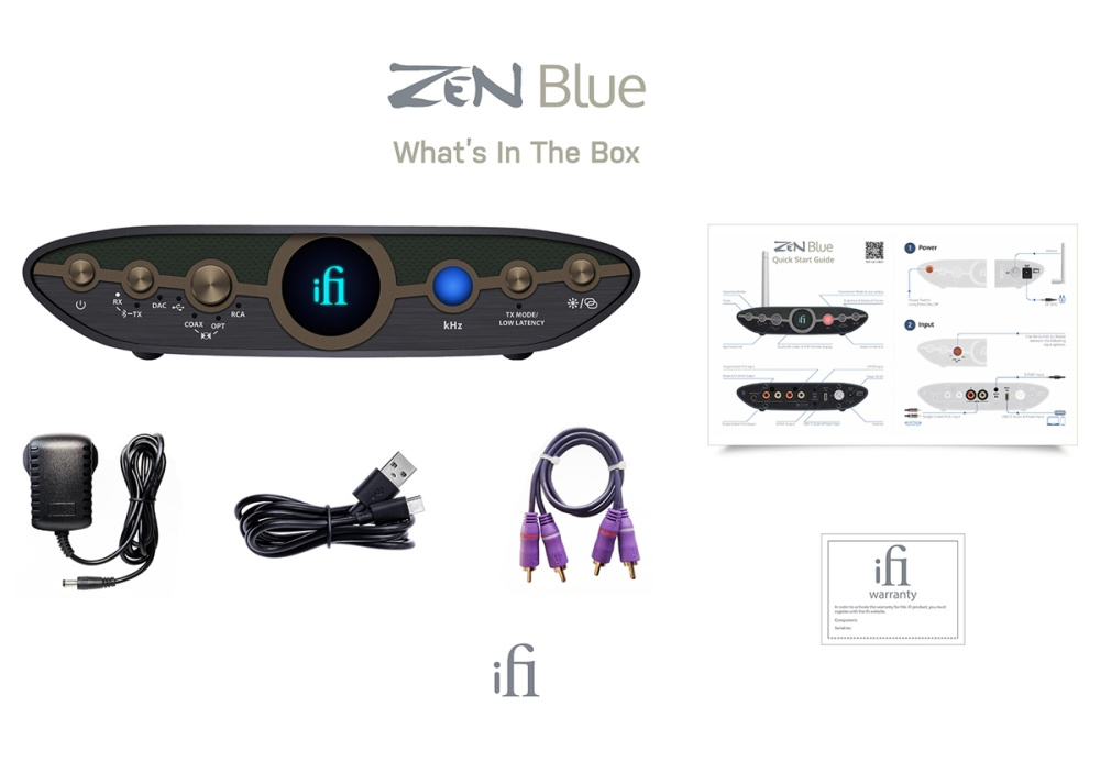 iFi Audio Zen Blue 3, Bluetooth-Empfänger und -Sender