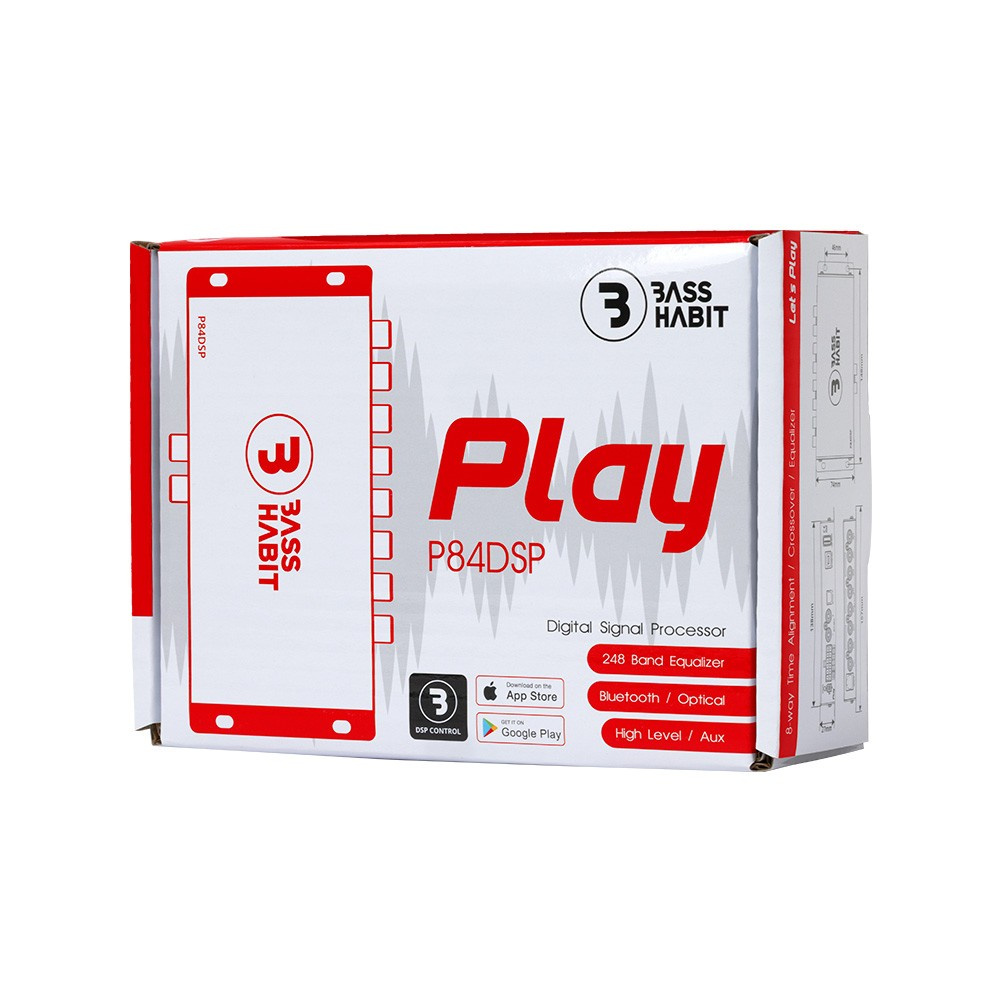 Bass Habit P84DSP, 8-Kanal-DSP mit Bluetooth